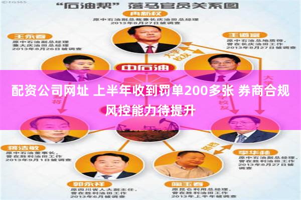 配资公司网址 上半年收到罚单200多张 券商合规风控能力待提升